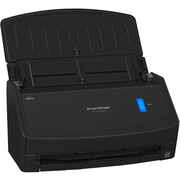 Fujitsu 40ppm/80ipm A4 Duplex ADF USB3.2 LED Desktop Scanner (ScanSnap iX1400) image 2