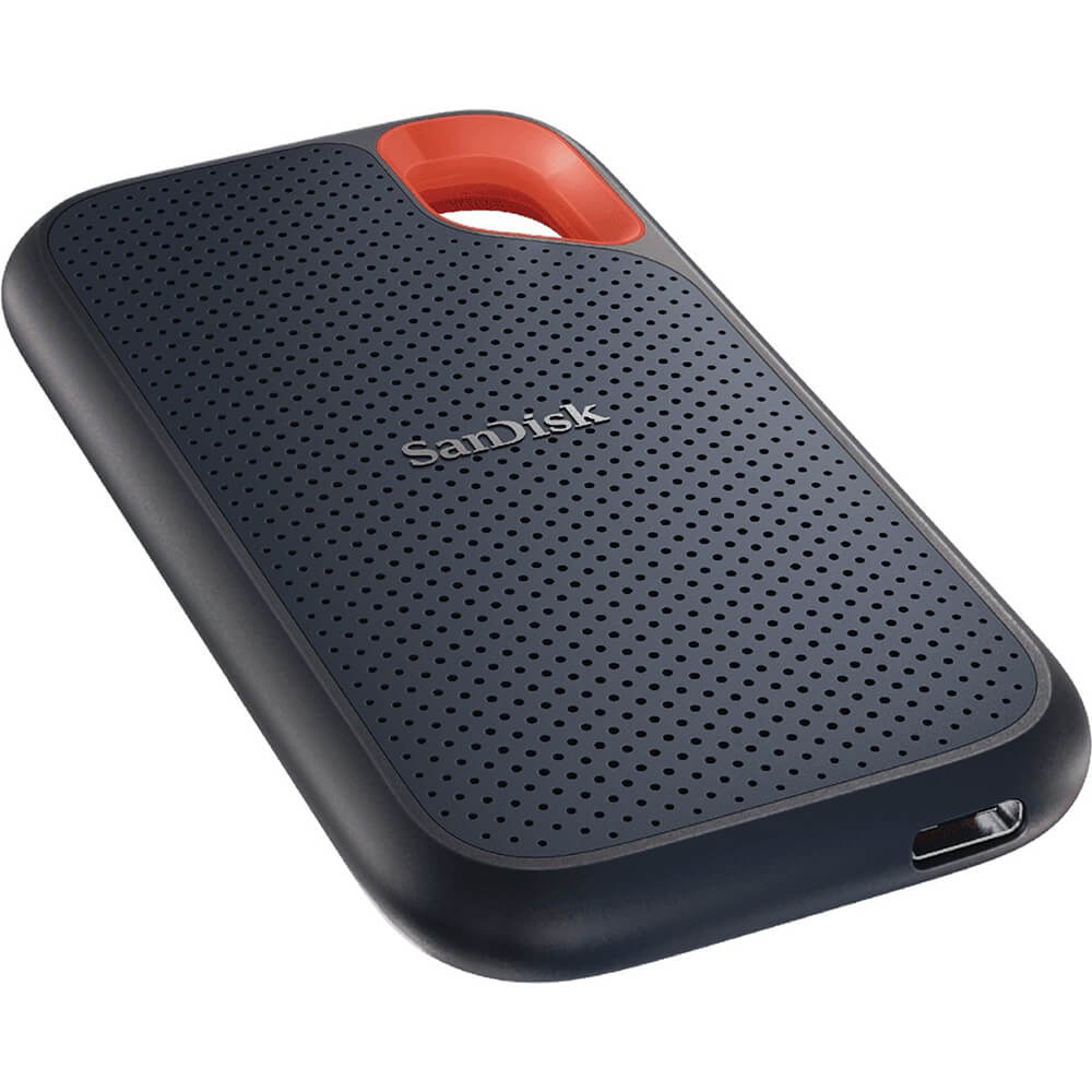 SanDisk Extreme 500GB Portable SSD (SDSSDE61-500G-G25) — rear view