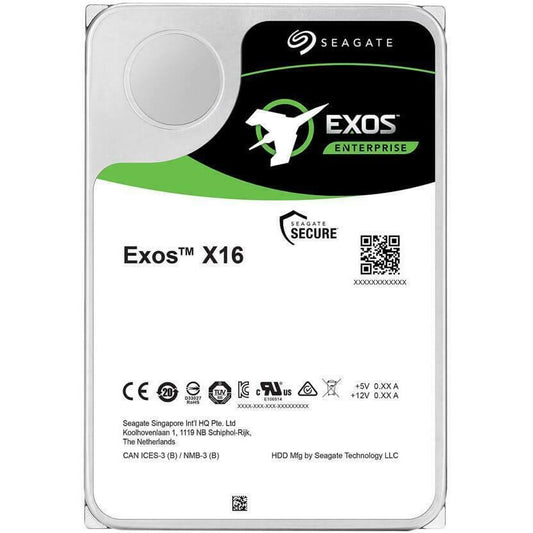 Seagate Exos X16 16TB 512e 4Kn SAS 3.5-inch Hard Drive (ST16000NM002G) image 1