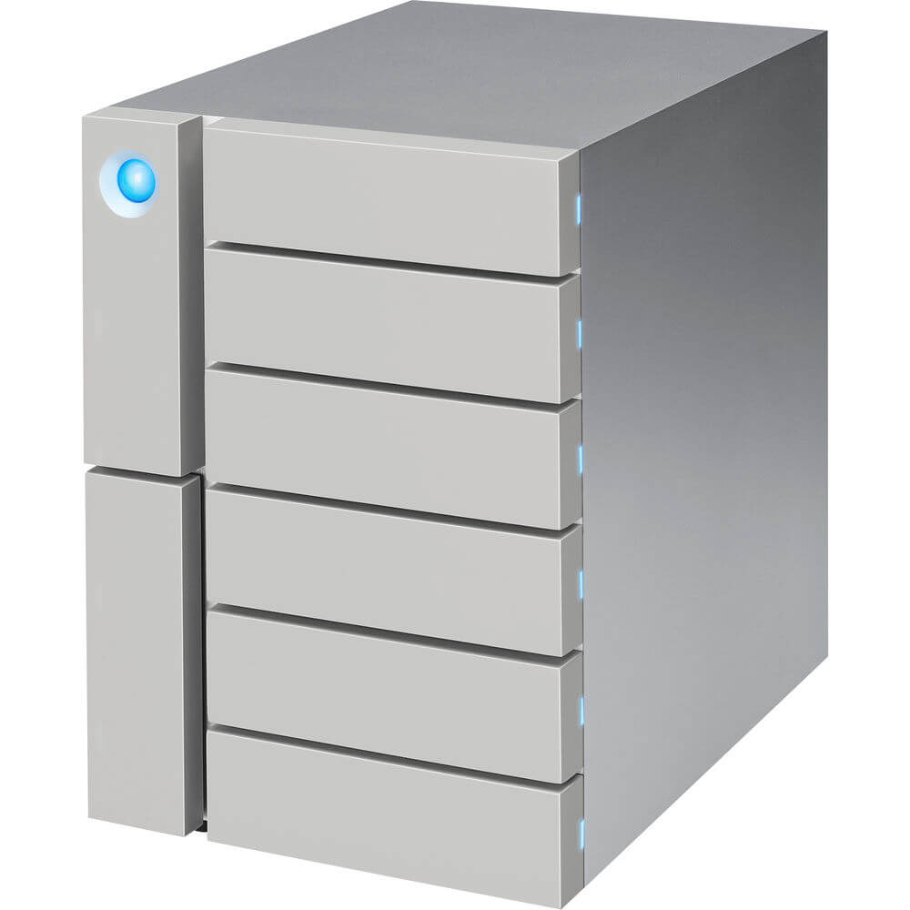 Seagate Lacie 6 Big Thunderbolt 3 6-Bay NAS Enclosure (STFK48000400) image 2