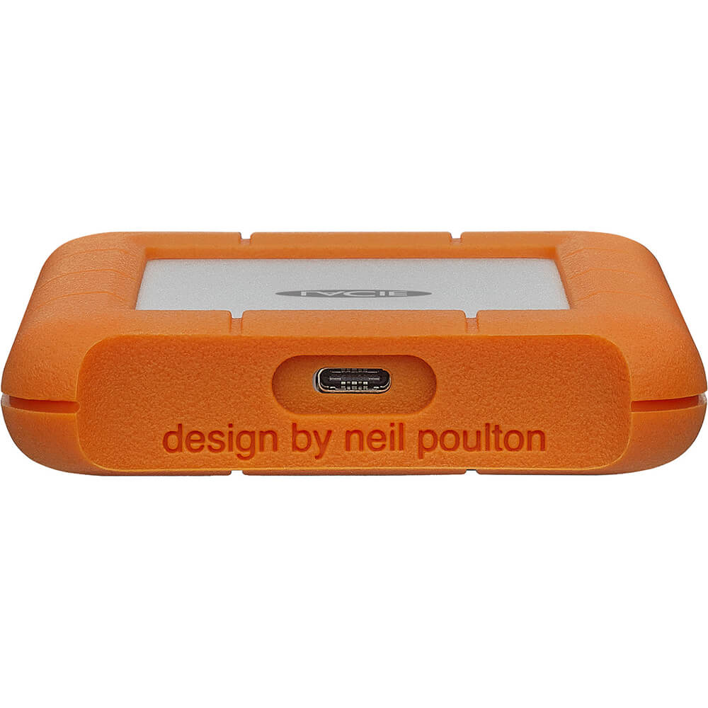 Seagate Lacie 5TB Rugged Thunderbolt External Hard Drive (STFS5000800) – Orange image 3