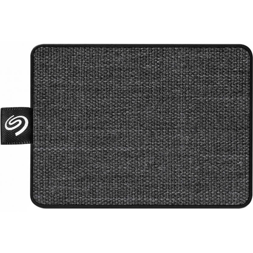Seagate One Touch 500GB 2.5-inch USB-C Solid State Drive (STJE500400) – Black image 1