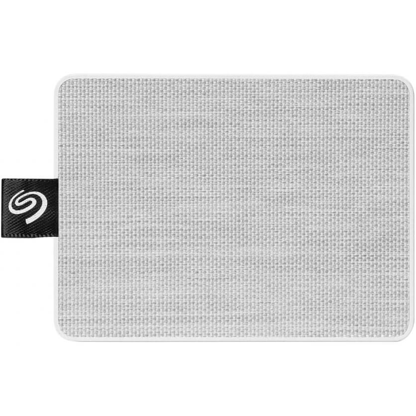 Seagate One Touch 500GB 2.5-inch USB-C Solid State Drive (STJE500402) – White image 1