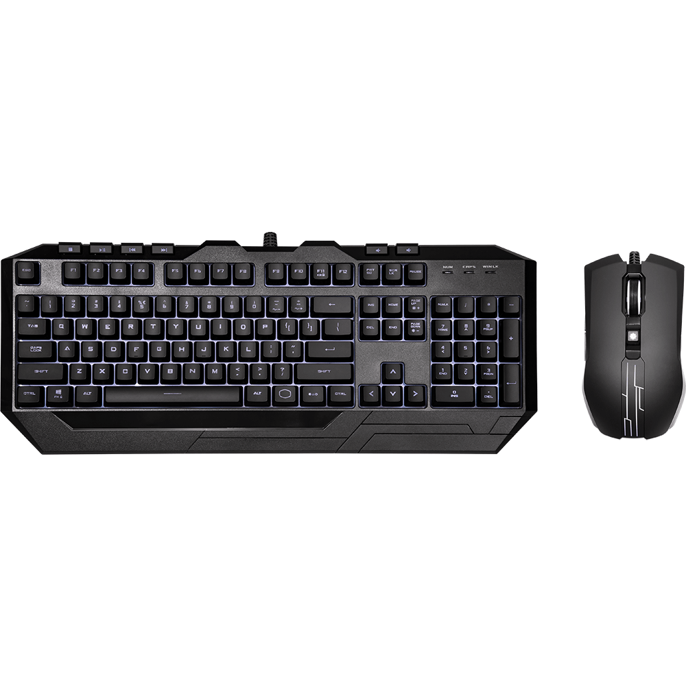 Cooler Master Devastator 3 Plus LED Backlight Gaming Keyboard and Mouse Combo (SGB-3001-KKMF1-US) image 1