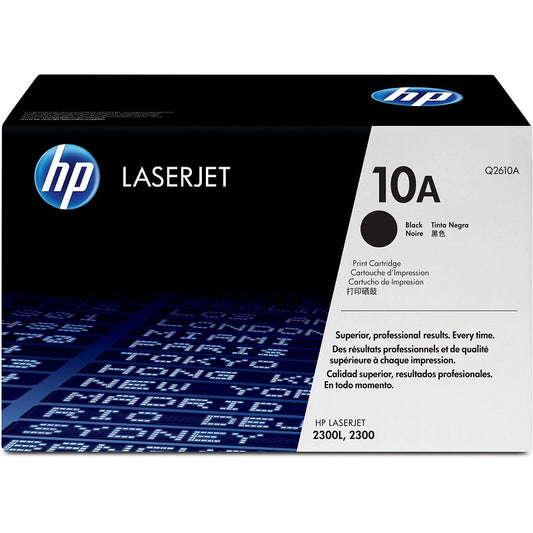 Genuine HP 10A Black LaserJet Toner Cartridge (Q2610A) image 1