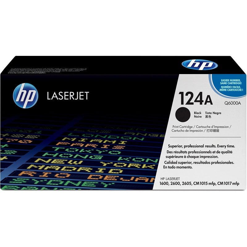Genuine HP 124A Cyan LaserJet Toner Cartridge (Q6001A) image 1