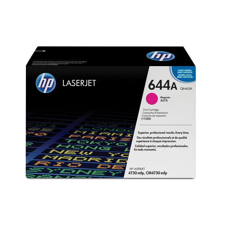 Genuine HP 644A Magenta LaserJet Toner Cartridge (Q6463A) image 1