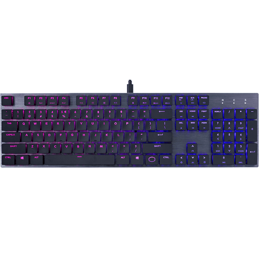 CoolerMaster SK650 Mechanical RGB LED Backlight Gaming Keyboard (SK-650-GKLR1-US) image 1