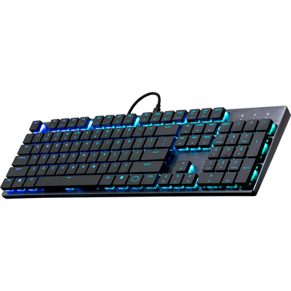 Cooler Master CoolerMaster SK650 Mechanical RGB LED Backlight Gaming Keyboard (SK-650-GKLR1-US) — side view
