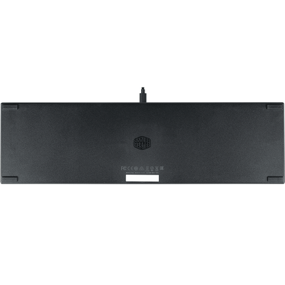 Cooler Master CoolerMaster SK650 Mechanical RGB LED Backlight Gaming Keyboard (SK-650-GKLR1-US) — rear view