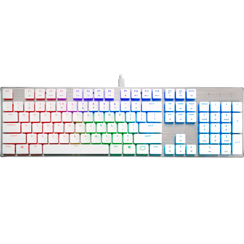 CoolerMaster SK650 Mechanical RGB LED Backlight Gaming Keyboard (SK-650-SKLR1-US) image 1