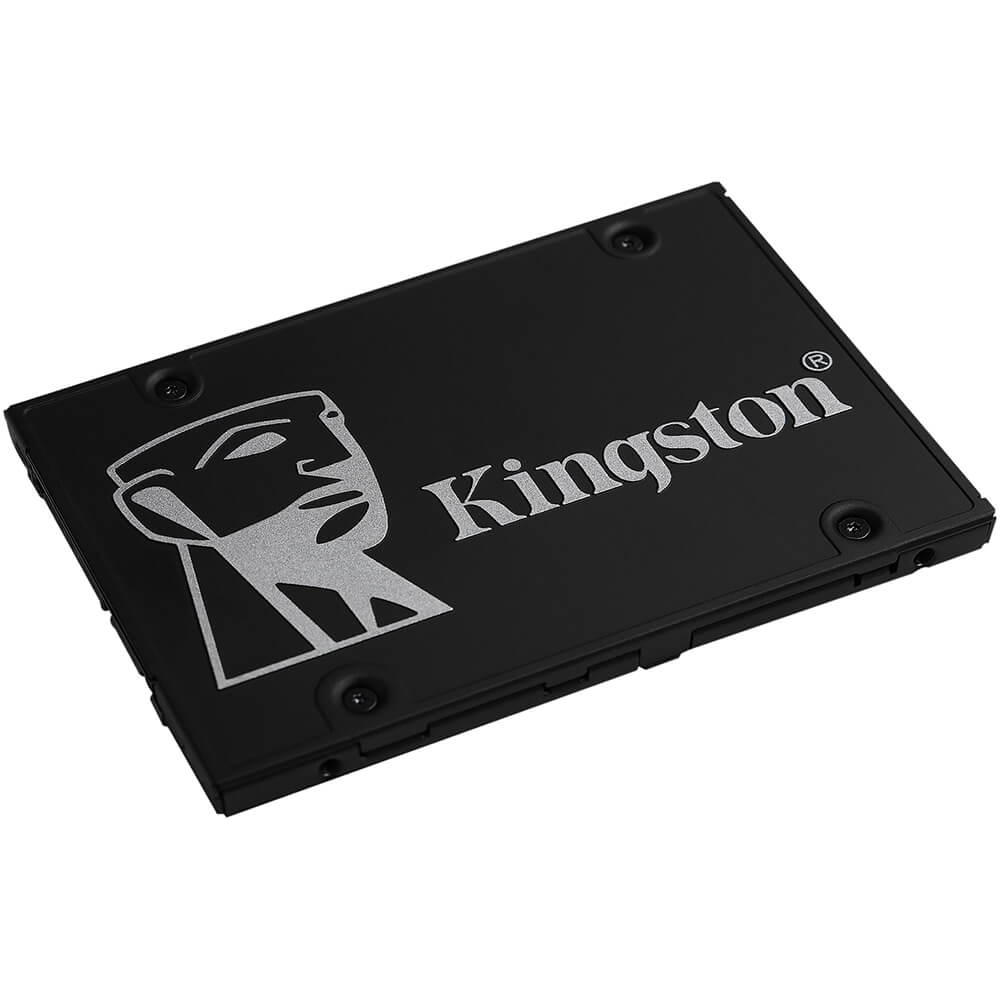 Kingston KC600 256GB 2.5″ SATA 3D TLC NAND Solid State Drive (SKC600/256G) — front view