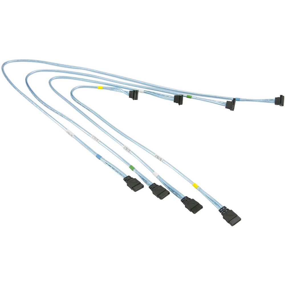 Supermicro 70/59/48/38CM SATA Cables (SM-CBL-0180L-01)