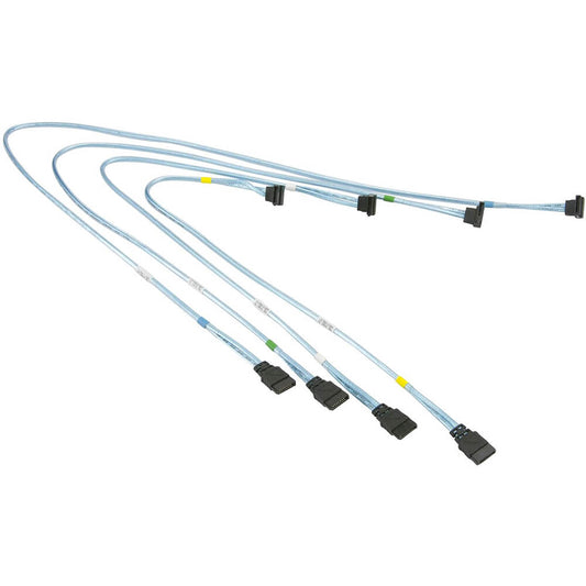 Supermicro 70/59/48/38CM SATA Cables (SM-CBL-0180L-01) image 1