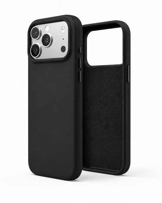 iPhone 18 Pro Max silicone case in Black - case only