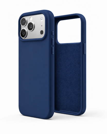 iPhone 18 Pro Max silicone case in Navy - case only
