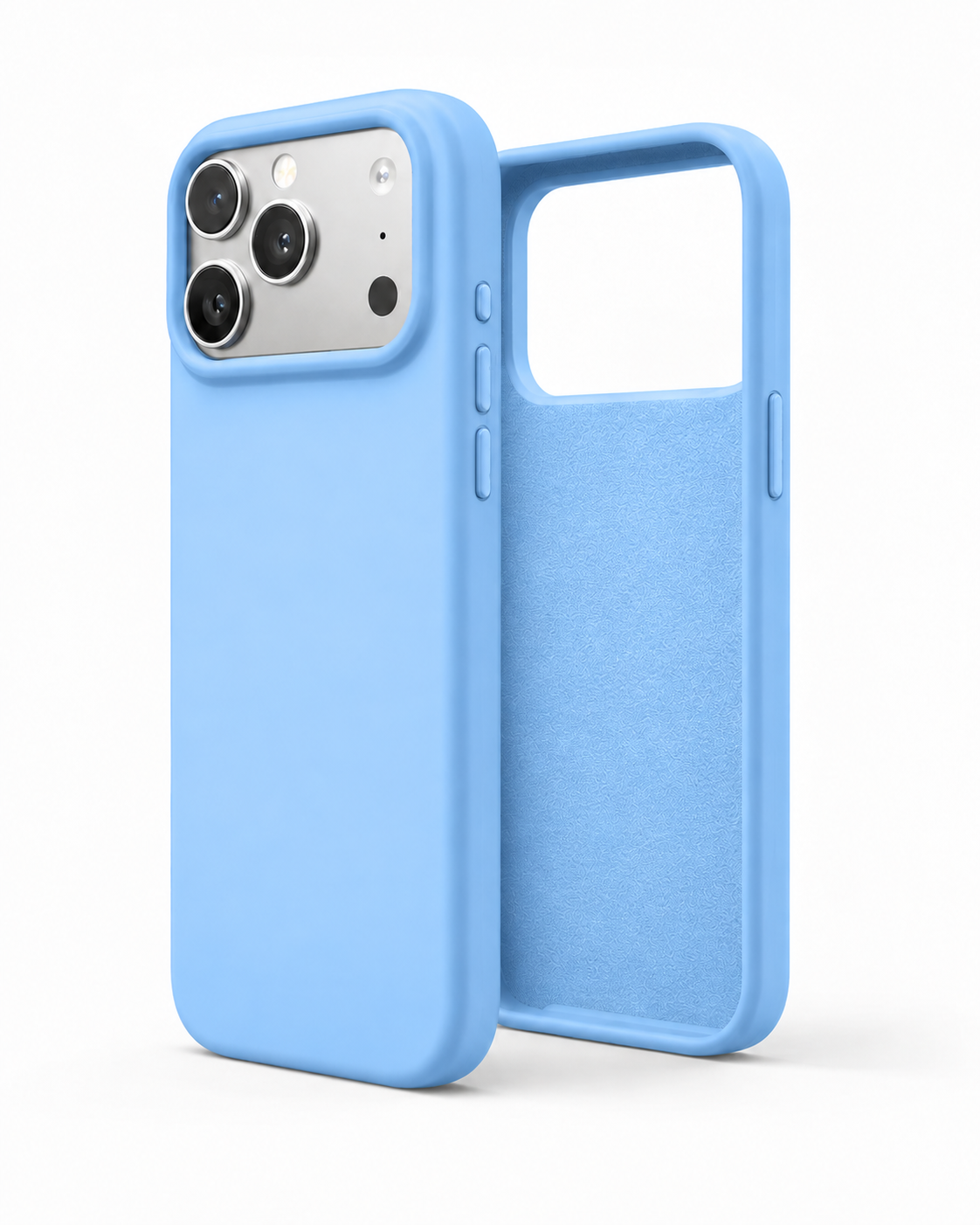 iPhone 18 Pro Max silicone case in Sky Blue - case only