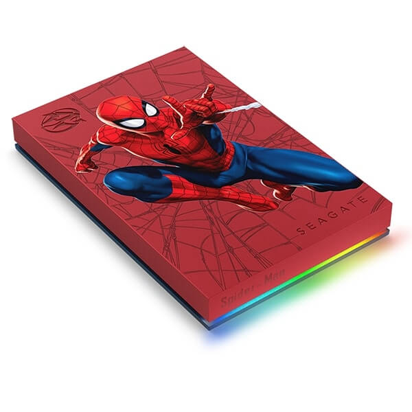 Seagate Spider-Man Special Edition 2TB FireCude RGB External Gaming Hard Drive (STKL2000417) image 1