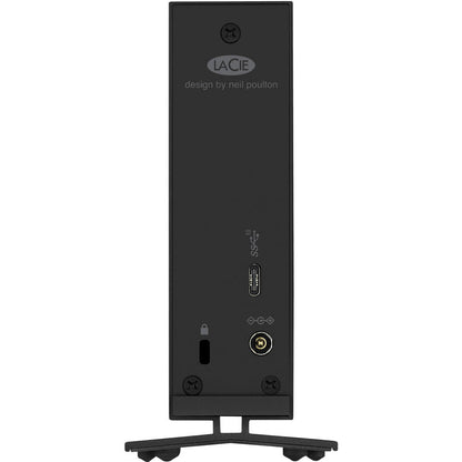 Seagate 14TB LaCie D2 Professional Desktop Drive(STHA14000800) — rear view