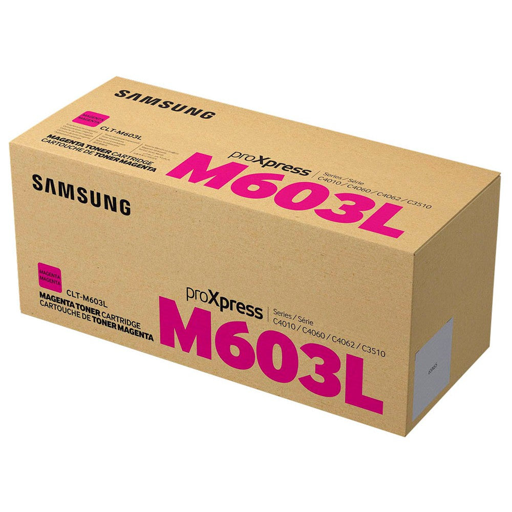 Genuine Samsung CLT-M603L High Yield Magenta Laser Toner Cartridge (SV247A) image 1