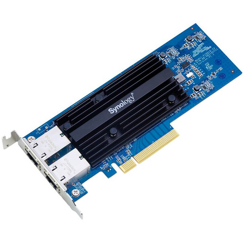 Synology Dual Port 10GBASE-T Add-in Card (Synology E10G18-T2) image 1