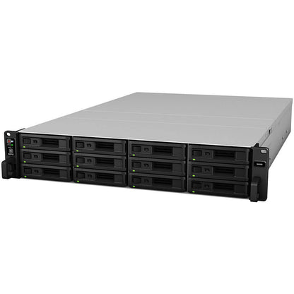 Synology RackStation 12 bay 2U Rack Mount Storage Server (Synology SA3400) — side view
