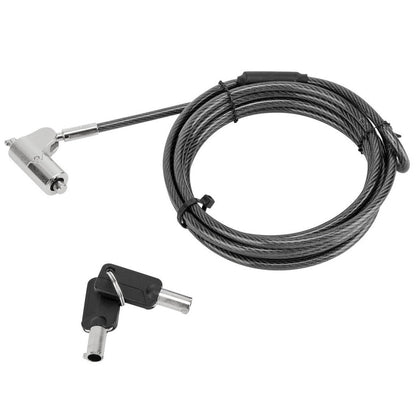 Targus DEFCON Compact Keyed Cable Lock (ASP70GL) — rear view