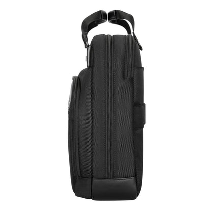 Targus 15 – 16″ Mobile Elite Topload Briefcase – Black (TBT932GL) — rear view