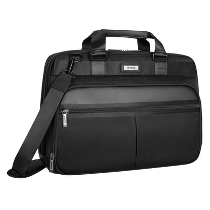 Targus 15 – 16″ Mobile Elite Topload Briefcase – Black (TBT932GL) — side view