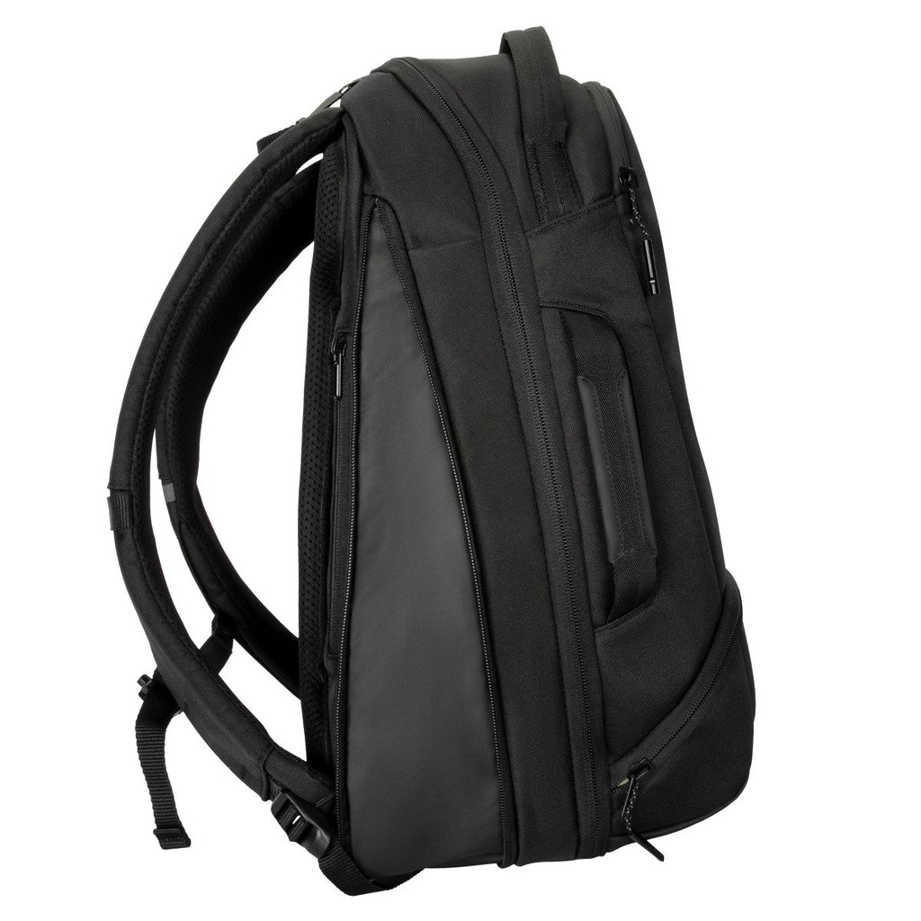 Targus 15-16″ Work+ Expandable 27L Daypack Backpack (TBB610GL) — side view