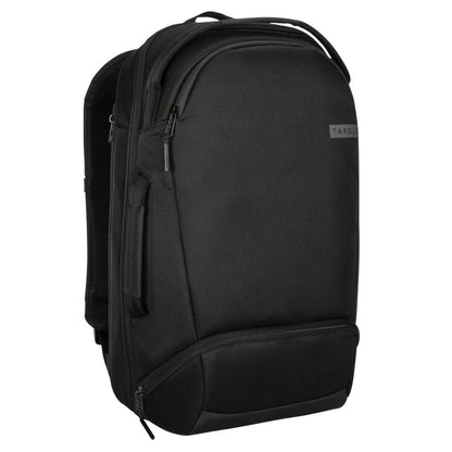 Targus 15-16″ Work+ Expandable 27L Daypack Backpack (TBB610GL) — rear view