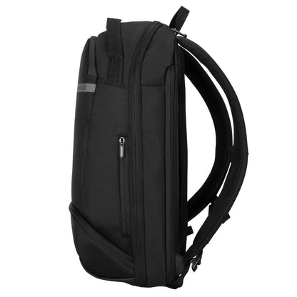 Targus 15-16″ Work+ Expandable 27L Daypack Backpack (TBB610GL) — in use
