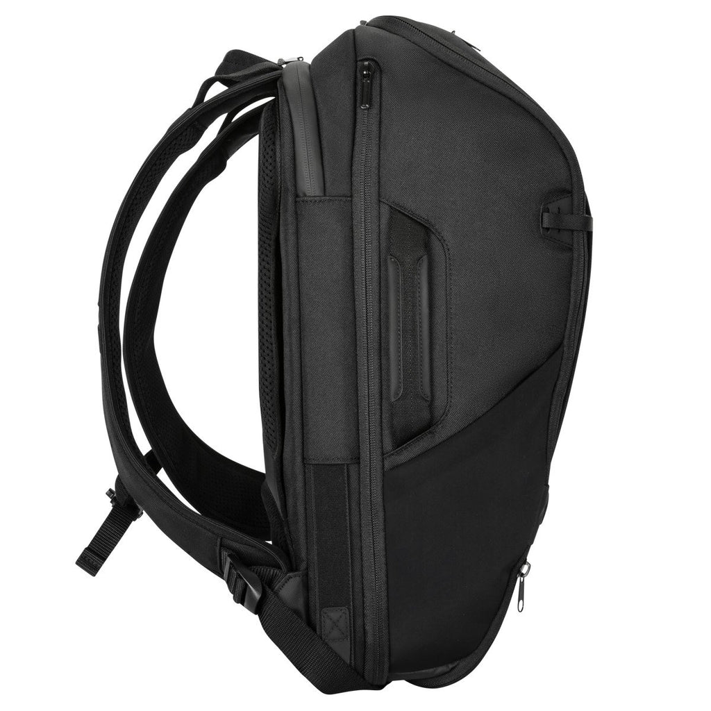 Targus 15-16” Work+ Expandable 32L Daypack Backpack (TBB611GL) — side view