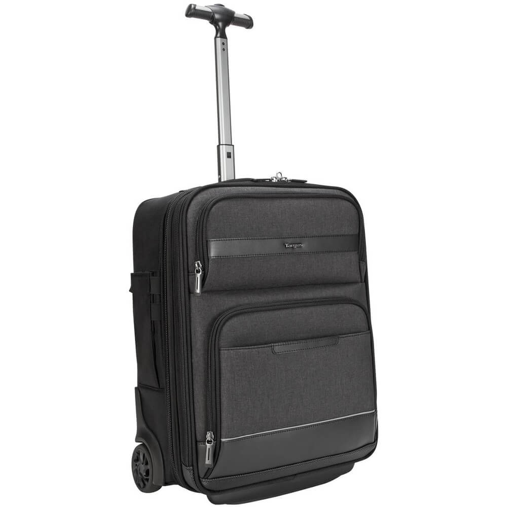 Targus CitySmart 12-15.6” Compact Under-Seat Roller Bag – Black/Grey (TBR038GL) image 2