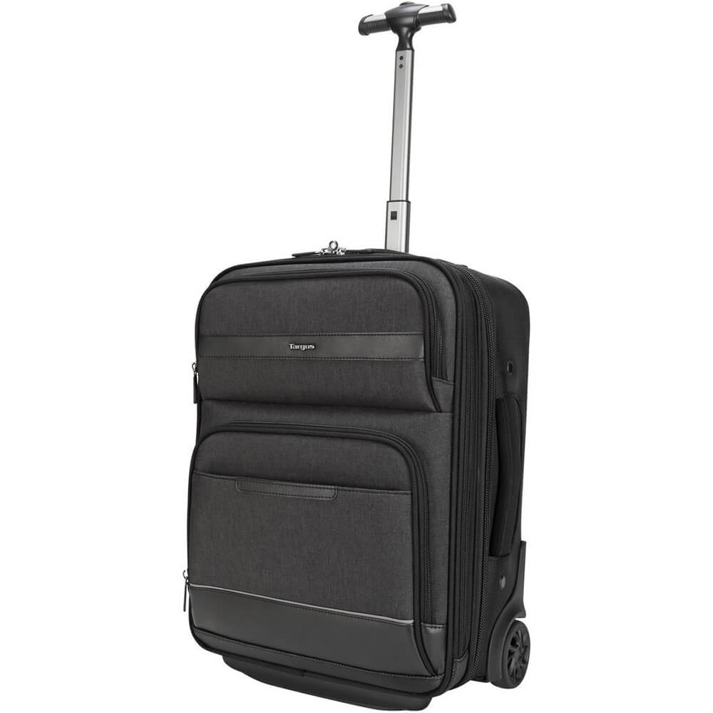 Targus CitySmart 12-15.6” Compact Under-Seat Roller Bag – Black/Grey (TBR038GL) image 3