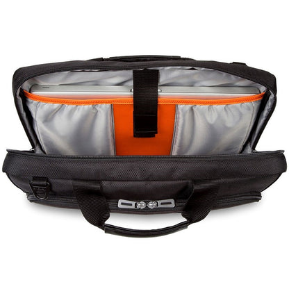Targus CitySmart 15.6″ Slimline Topload Laptop Case – Black/Grey (TBT914EU) — front view