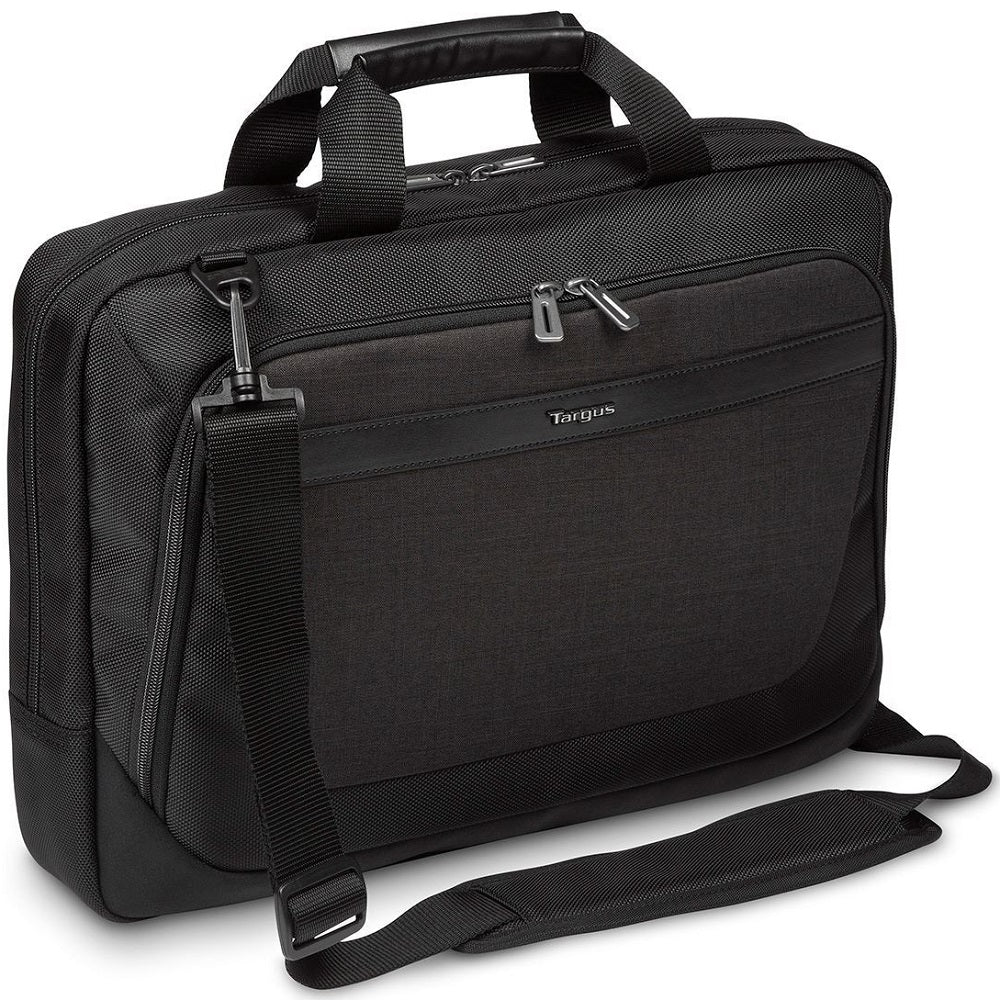 Targus CitySmart 15.6″ High Capacity Topload Laptop Case – Black/Grey (TBT915EU)