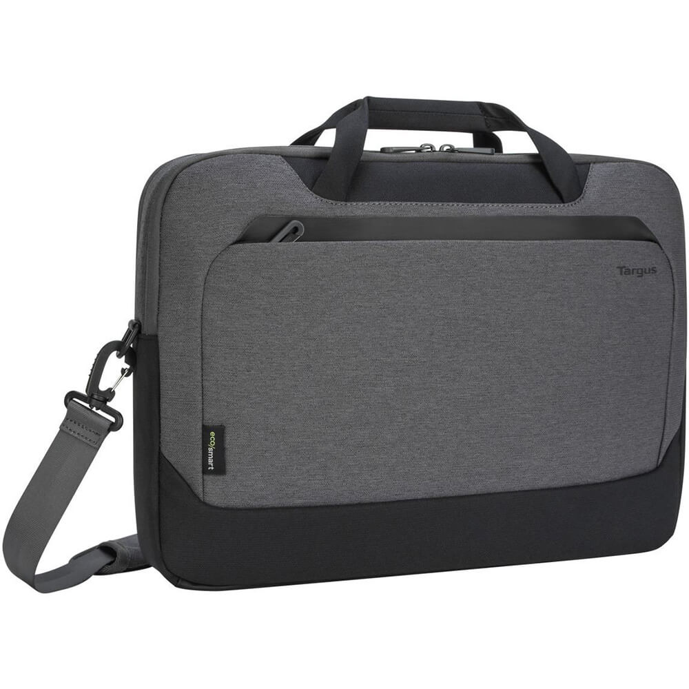 Targus 15.6″ Cypress Eco Topload – Grey (TBT92602GL) — front view