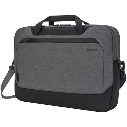 Targus 15.6″ Cypress Eco Topload – Grey (TBT92602GL) — side view