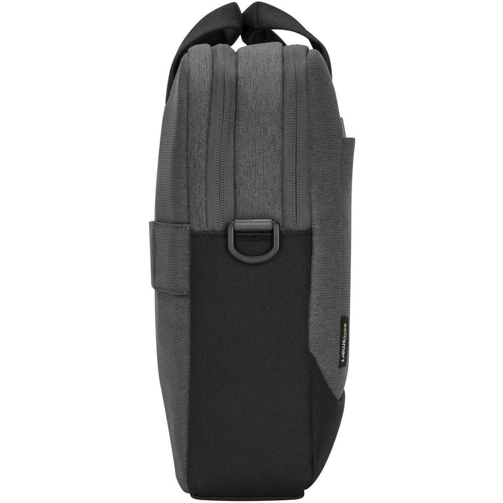 Targus 15.6″ Cypress Eco Topload – Grey (TBT92602GL) — rear view