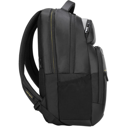 Targus City Gear 12 – 14″ Laptop Backpack – Black (TCG655GL) — rear view