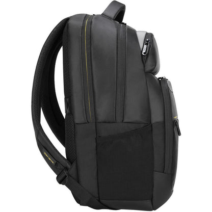 Targus CityGear 14 to 15.6-inch Laptop Backpack – Black (TCG660GL) — rear view