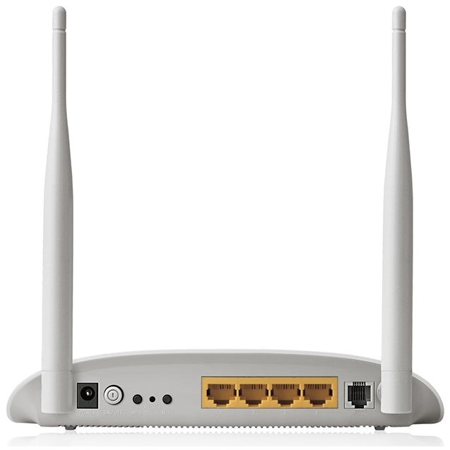 TP-LINK 300Mbps Wireless N ADSL2+ Modem Router (TD-W8961N) — side view