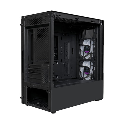 Cooler Master Masterbox TD300 Black ATX Mini-Tower PC Case (TD300-KGNN-S00) — side view