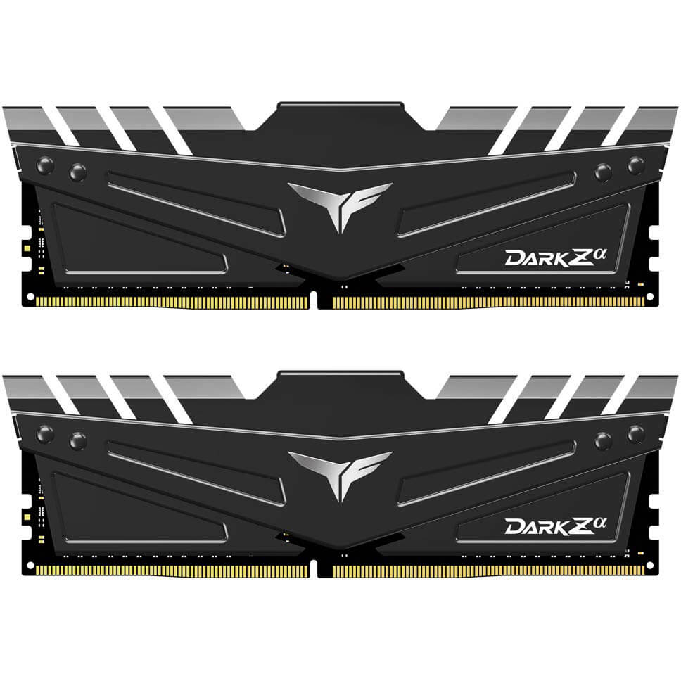 T-Force Dark Za DDR4 32GB Gaming Memory Kit – Black Heatsink (TDZAD432G3600HC18JDC01) image 1