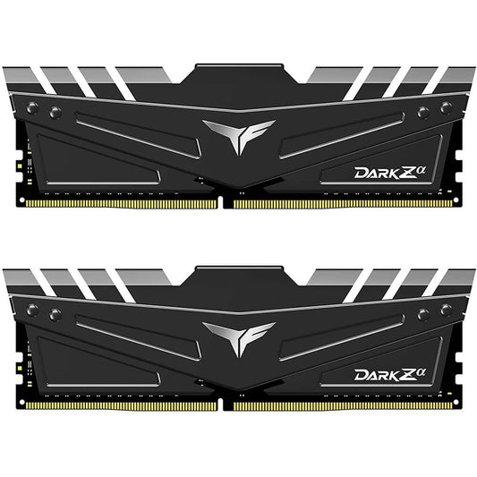 T-Force Dark Za DDR4 32GB Gaming Memory Kit – Black Heatsink (TDZAD432G4000HC18LDC01) image 1