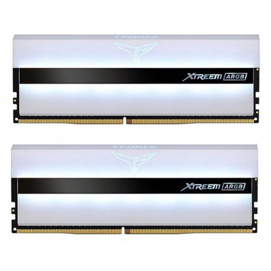 T-FORCE XTREEM ARGB 16GB Gaming Memory – WHITE HEATSINK (TF13D416G3200HC16CDC01) image 1