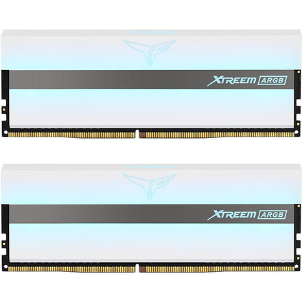 T-FORCE XTREEM ARGB 64GB Gaming Memory – WHITE HEATSINK (TF13D464G3200HC16CDC01)