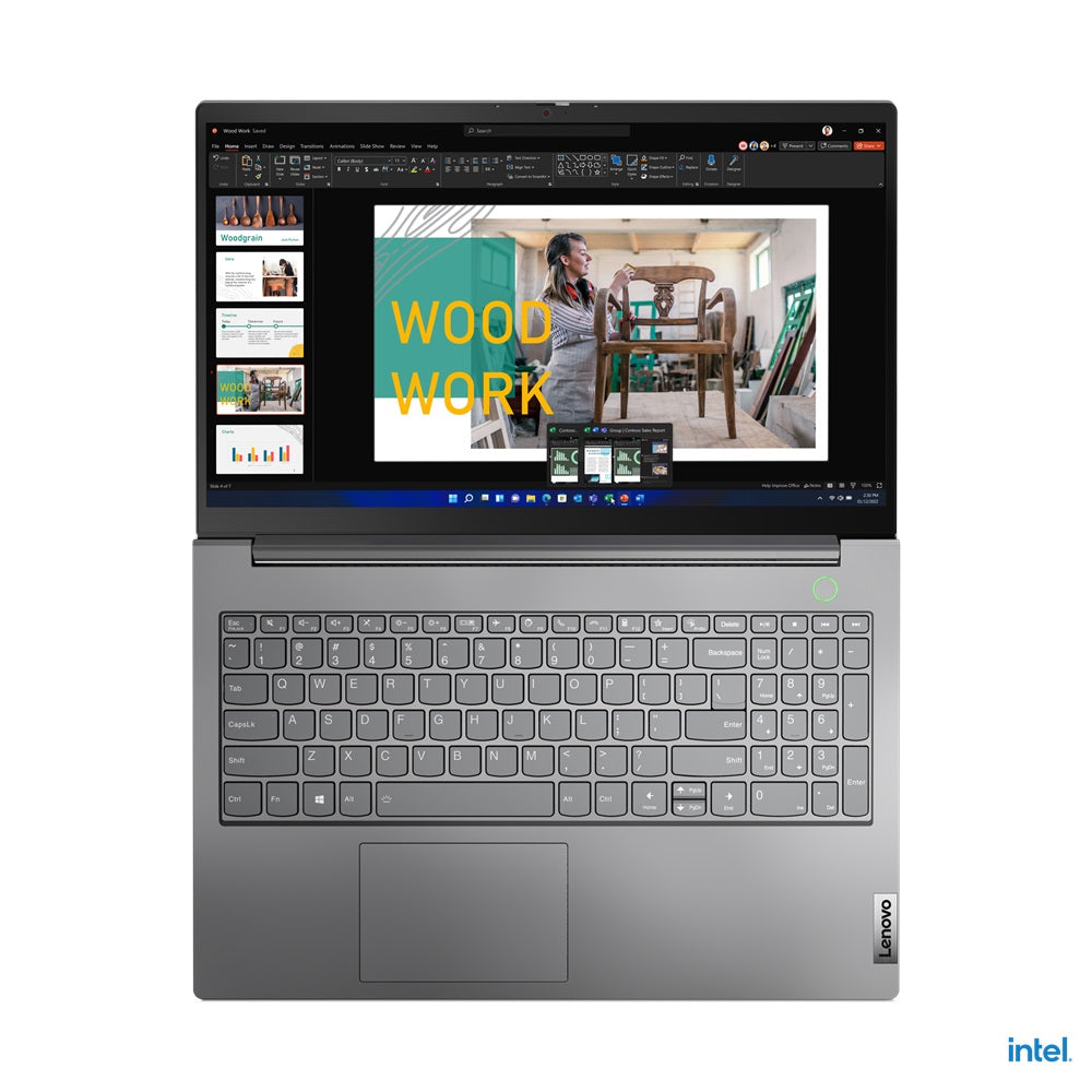 Lenovo ThinkBook 15 G4 IAP Notebook PC – Core i7-1255U / 15.6″ FHD / 8GB RAM / 512GB SSD / Win 11 Pro (21DJ0085SA) — side vie