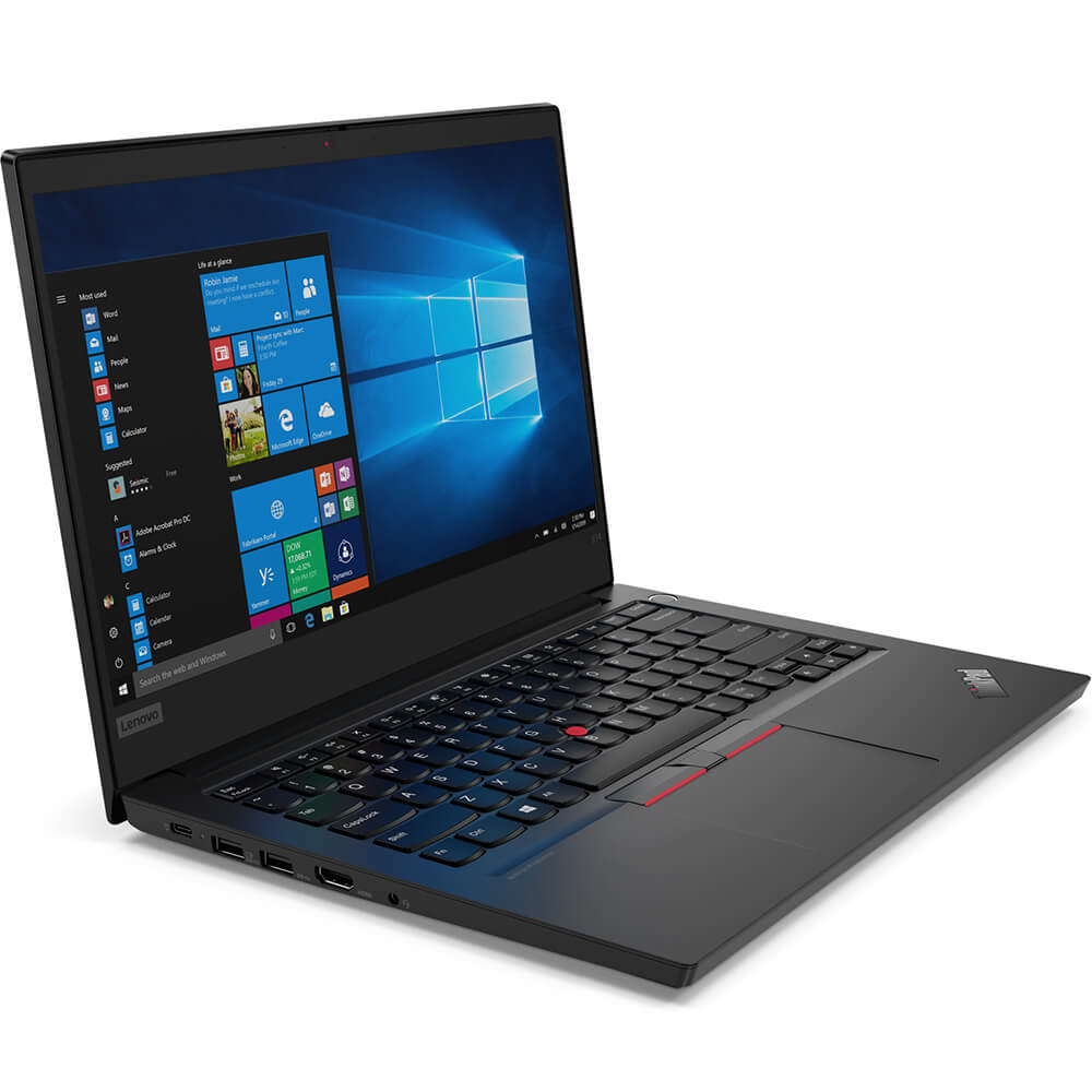 Lenovo ThinkPad E14 Notebook PC – Core i7-10510U / 14″ FHD / 8GB RAM / 512GB SSD / Win 10 Pro (20RA0007ZA) — front view